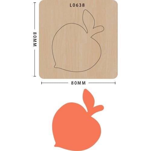 Knife Mold Diy Peach Wooden Moulds Die Cut Scrapbook Handmade Crafts Making Decor Supplies Dies Template
