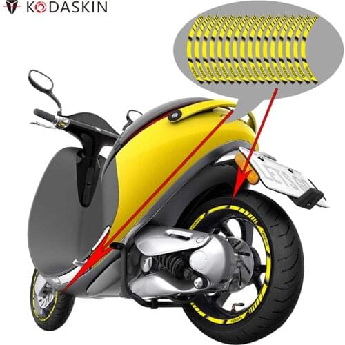 KODASKIN Wheel Rim Stickers Tape Stripe Vinyl Decals for GOGORO Scooter