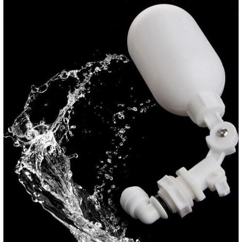 Hot! 1pc Water Tank 1/2'' 3/4'' Inch White Plastic Water Control Switch Adjustable Auto Fill Float Ball Valve For Water Tower
