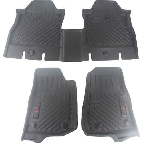New 3-Pcs Cargo Floor Liners Mats All Weather For Jeep Wrangler JL 2019 2020 Four Doors