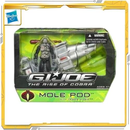 Original Hasbro G.I. Joe:The Rise of Cobra Mole Pod Action & Toy figures Model Toys For Children