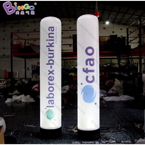 Personalized 2.5M height inflatable light column / inflatable led tube / led inflatable column toys