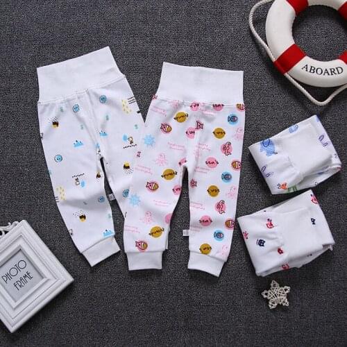 Pajamas Boy Girl Clothes Pants Baby Warm Long Underpants Kids Thermal Wear High Waist Infant Underwear John Childrens Clothing