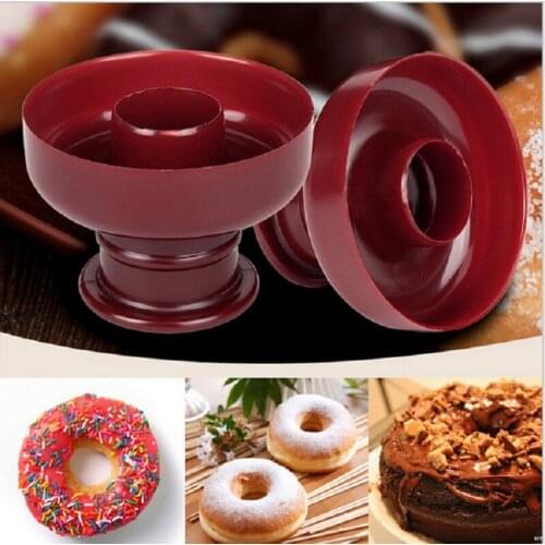 DIY Donut Bakery Decorating Cake Tool Home Food-Grade Plastic Cake Maker Mold Desserts Cutter Cookie model Kitchen Tool Baking