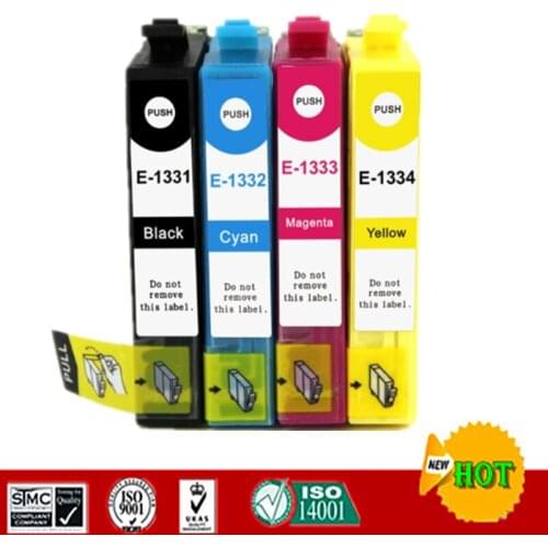 Compatible ink cartridges suit for T1331 - T1334 , suit for Epson Stylus T12/T22/T25/TX120/TX123/TX125/TX129/TX235/TX420W