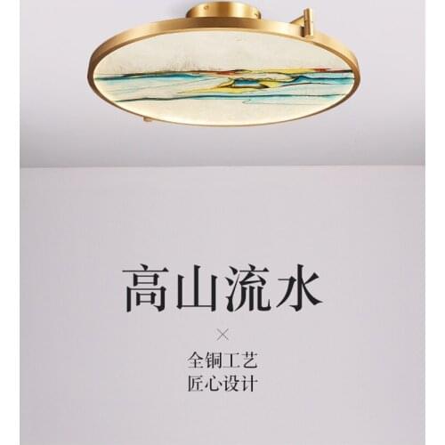 Nordic ventilador de techo modern square rectangle Bedside Aluminum balcony porch restaurant ceiling lights