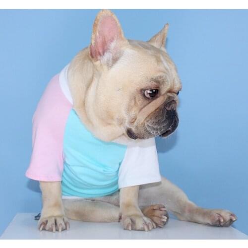 Tiger Dog New Summer T-shirt Dog Clothes French Bulldog Cotton T-shirts For Small Medium Corgi Teddy Puppy Outfit Pet Clothing