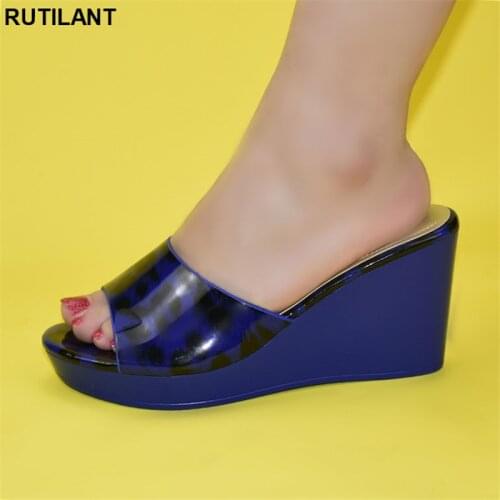 2021 Fashion Women High Heels Sexy Ladies High Heel Sandals Womens Platform Heels Nigerian Women Party Pumps Slip on Women Shoe