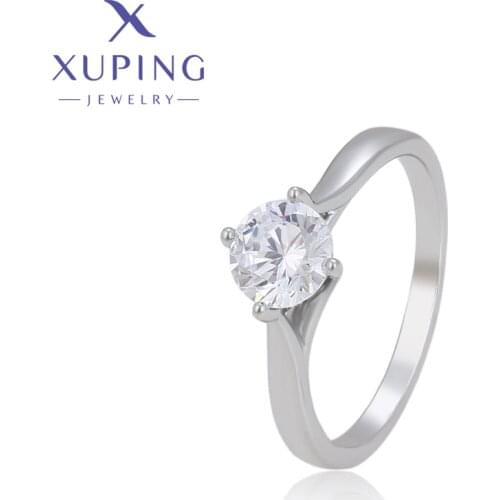 Xuping Jewelry Summer Sale Square Shaped Ring for Women Girl Gift ZBR195