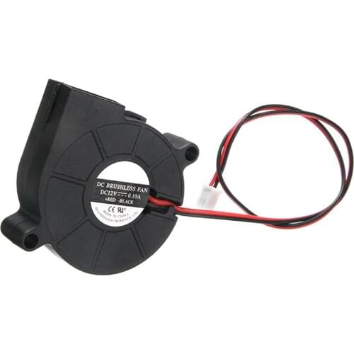 3D Printer Fan 12V DC Blow Radial Cooling Fan Black Plastic Cooling Blower Fan For Extruder Cooler Blower Accessories