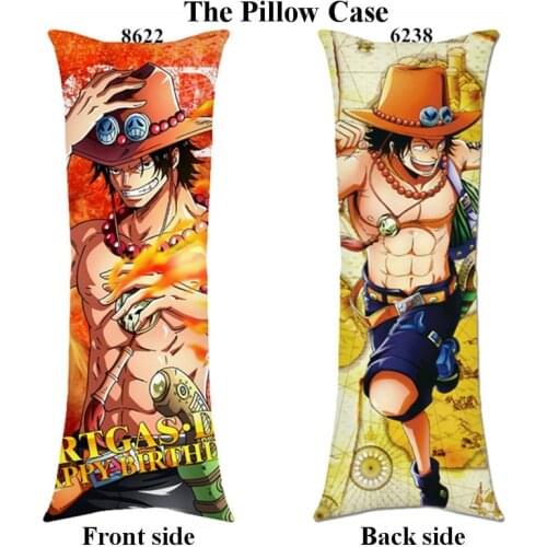 Anime Trafalgar Law pillowcase cartoon gift man boy Ace body pillow Cover Case Only