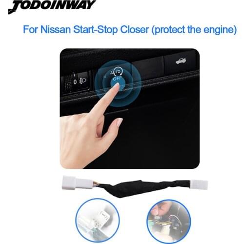 Car Switch Automatic Default Start Stop Closer Start-Stop Off Switch Device For Nissan Bluebird Terra Tiida 2018 Teana 2019