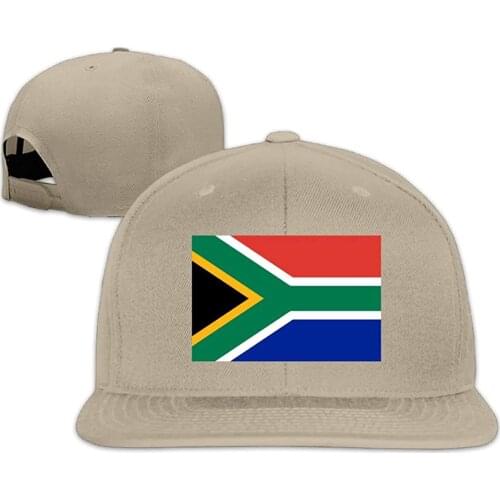 South African Flag Baseball Caps Grid Men Women Hip Hop Hat Adjustable Trucker Cap Bandanas