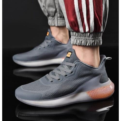 New Shoes Men Running Breathable Mesh Sneakers Outdoors Mens Athletic Zapatos Sport Jogging Rubber Shoes Man Hombre Deportiva