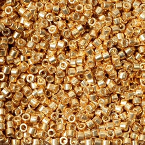 FAIRYWOO 3 Grams/Bag Miyuki DB1832 Bead Glass Light Gold Bead For Women Jewelry Making Kit DIY Bracelet Accessories Wholesale