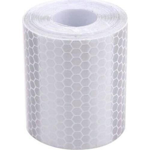 Fita adesiva reflexiva de seguranca e advertencia, rolo de fita com 5 cores, adesivo opcional para parede de carro, 1m, 1 peca