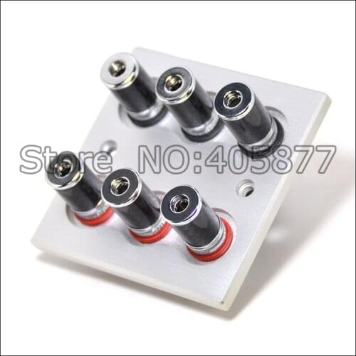 Hi-End Home theater carbon fiber Wall binding post hifi binding post terminal socket audiophile binding post on the wall