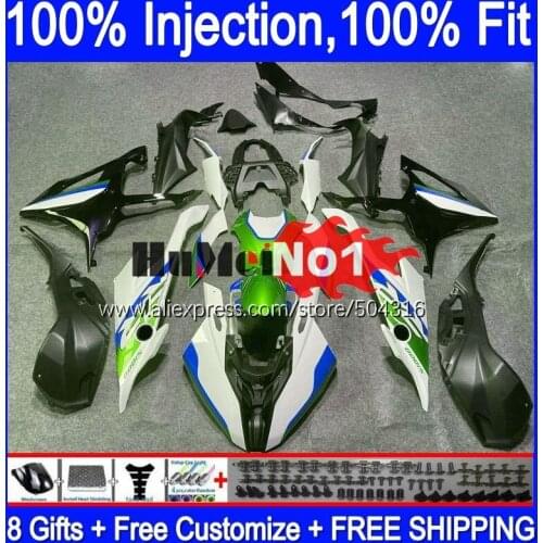 Injection Kit For BMW S1000 RR S 1000 RR CC 2019 2020 2021 129MC.65 S 1000RR S1000-RR S1000RR 19 20 21 OEM Fairings green white