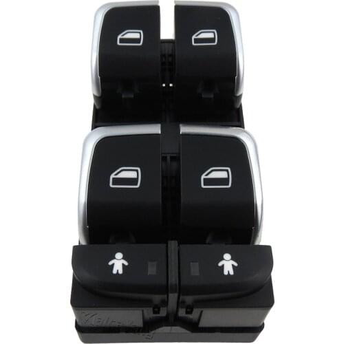 Master Window Control Panel Switch Glass Lifter Button 4G0959851 For Audi A6 S6 A7 Q3