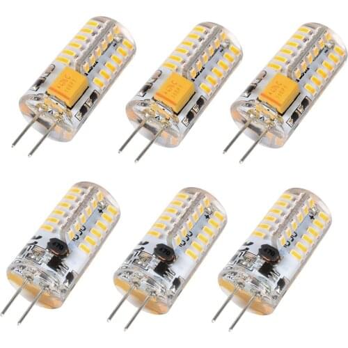 AC/DC 12V G4 Base 48 LED Light Bulb 3W Lamp Equivalent to 20W Halogen Bulb 360°Beam Angle Warm White Cool White Led Bulbs