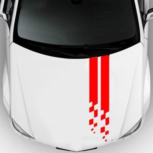 Hot Engine Car Styling DIY Stripe Sticker Fashion Waterproof Windshield Car KK Good Quality Waterproof Sun Protection Anti-UV