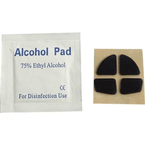 1 Set 0.6mm Thickness Replace Curve Edge Mouse Feet Mouse Skates Black For logitech Anywhere m905 Mouse C26