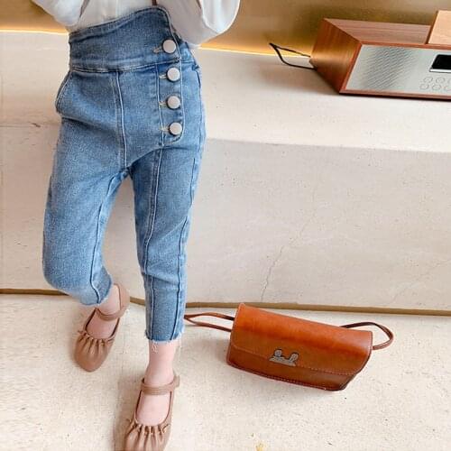 2020 Autumn New Arrival Girls Fashion Denim Pants Kids Jeans Trousers Kids girl Jeans Girls clothes
