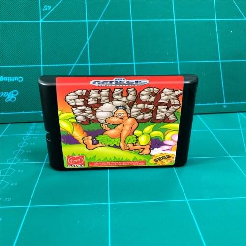 CHUCK ROCK - 16 bit MD Games Cartridge For MegaDrive Genesis console