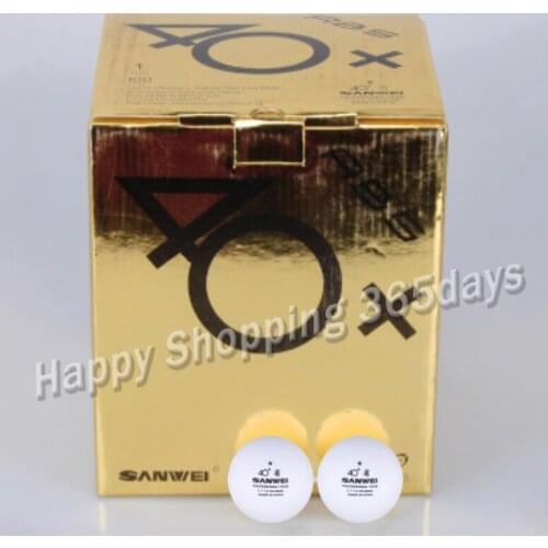 SANWEI 1 Star 40+ New Material Seamed PP Ball Table Tennis ball / ping pong ball