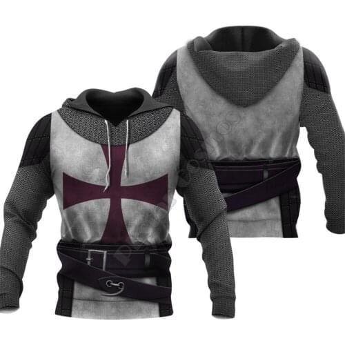 Knights Templar 3D Printed Hoodies Casual Pullover Men For Women Fashion Sweatshirts Sweater Cosplay Costumes Drop Shipping 04