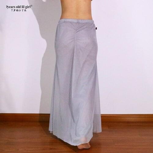 7years Old Lil Girl 2121 New Belly Dance Skirt Mesh Gothic Tribal DHH50