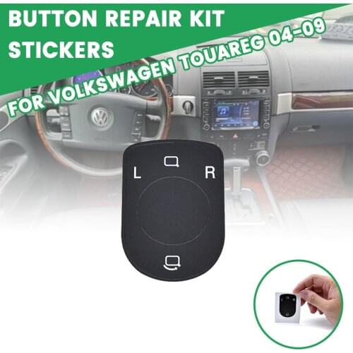 1pcs Car Gear Panel Switch Button Repair Stickers Decals Accessories For VW for Volkswagen Touareg 2004-2009