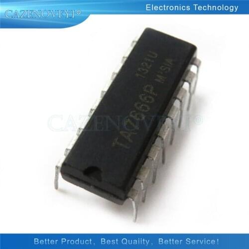 10pcs/lot TA7666P TA7666 DIP-16 In Stock