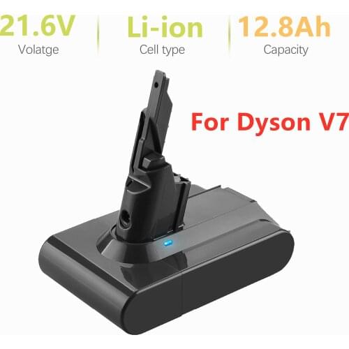 100% Original 21.6V 12800mAh Li-ion V7 12.8Ah Batteries For Dyson V7 Absolute V7 Vacuum Cleaner Replacement Power Tools Battery