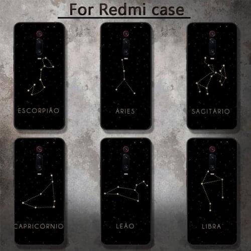 12 constellations zodiac signs Phone Case for RedMi 5 5plus 6 Pro 6A S2 4X GO 7A 8A 7 8 9 K20 case