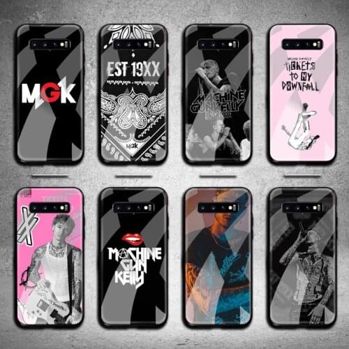 Rapper Machine Gun kelly MGK Phone Case Tempered Glass For Samsung S20 Plus S7 S8 S9 S10 Note 8 9 10 Plus