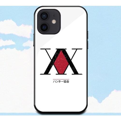 Hunter X Hunter Killua Zoldyck Anime Case For iPhone11 12mini 12Promax X XS XR 6 6s 7 8 Plus SE2 GON FREECSS Tempered Glass Case