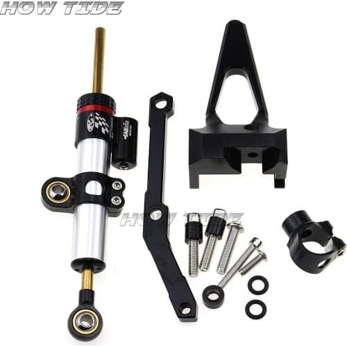 CNC Motorcycle Steering Stabilize Damper Bracket Mount for YAMAHA MT-09 MT09 FZ09 FZ-09 2013-2015 2016 2017 2018 2019