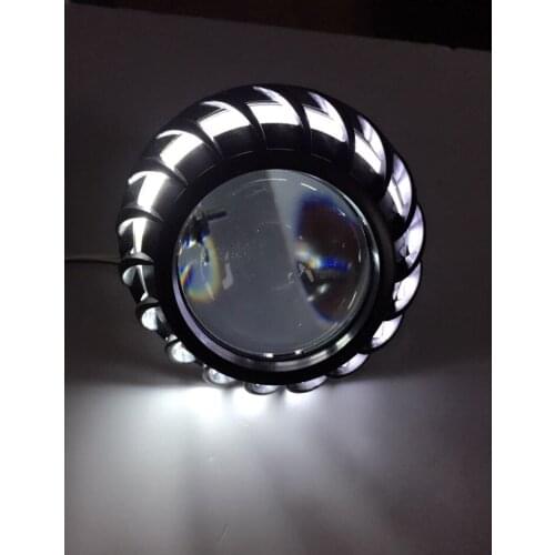 DLAND BI-XENON MINI PROJECTOR SILVER SHROUDS MASK TYPE TORNADO, FOR 2.5" MINI PROJECTOR H1