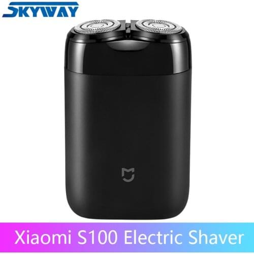 Xiaomi Mijia Electric Shaver S100 For Men Rotating Portable Waterproof USB Rechargeable Razor beard trrimer shaving Machine