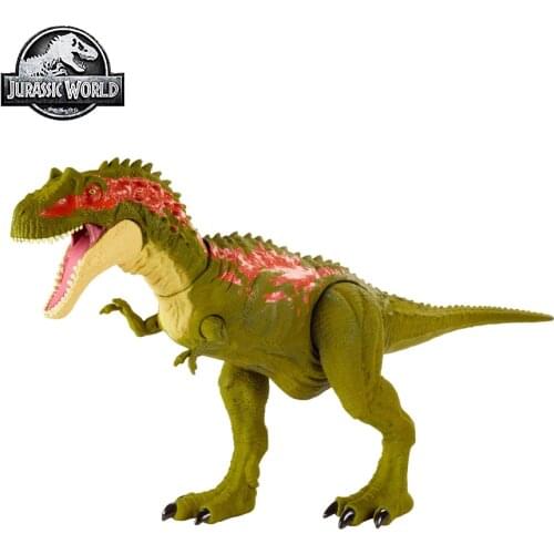 Jurassic World Toy Massive Biters Albertosaurus Larger Dinosaur with Tail-Activat Strike and Chomping Action Dinosaur Toy GVG67