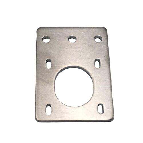 Funssor aluminum NEMA 17 Stepper Motor Mounting Plate adjustable 42 motor Fixing Bracket For Reprap CNC 2020 Profiles D-bot core