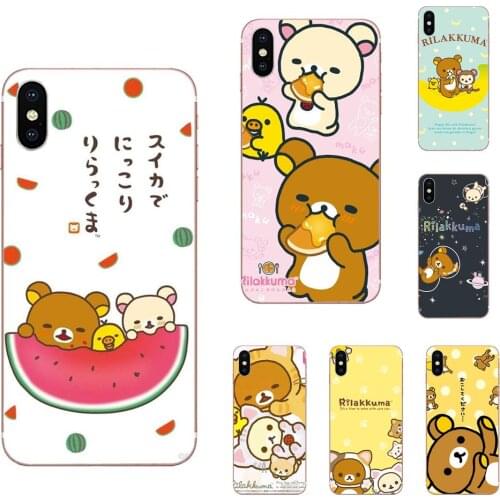 Cute Rilakkuma For Xiaomi Mi CC9 CC9E 9T mi10 mi9 mi8 note 9 10 pro lite SE Mi A1 A2 A3 Newest Phone Cases