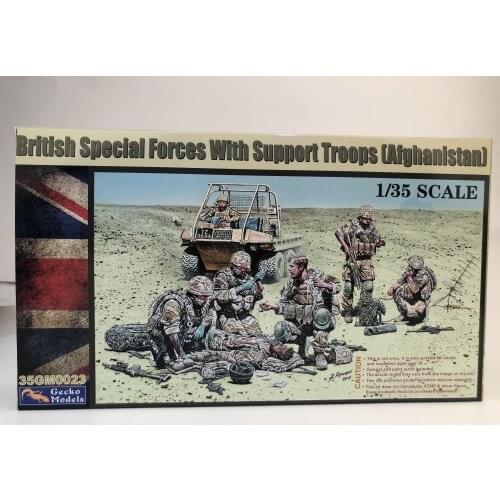 Gecko Models 35GM0023 1/35 British Special Forces with Support Troops Afghanistan Model Kit