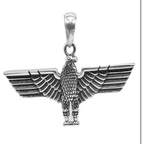 S925 sterling silver pendant for Boy Thai silver hipster male hip hop boy flying eagle pendant mans pendant