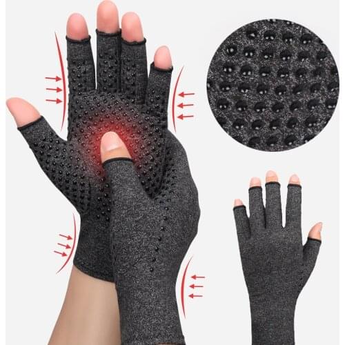 1 Pairs Winter Arthritis Gloves Touch Screen Gloves Anti Arthritis Therapy Compression Gloves and Ache Pain Joint Relief Warm