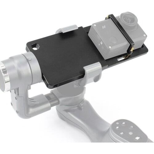 Gimbal Adapter Plate Switch Mount Plate for GoPro HERO 7 6 5 4 3 Session Yi 4k Sjcam Action Camera for Osmo Mobile Smooth-4/Q