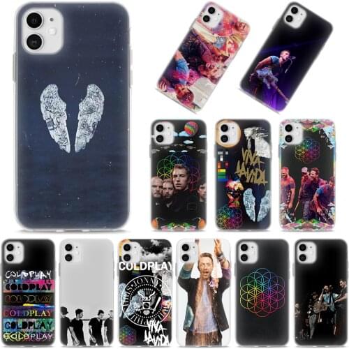 Silicone Case for iPhone X XR XS MAX 11 Pro MAX 7 8 Plus 6 6S Plus 5S SE Soft Cover Coldplay Chris Martin Case Coque