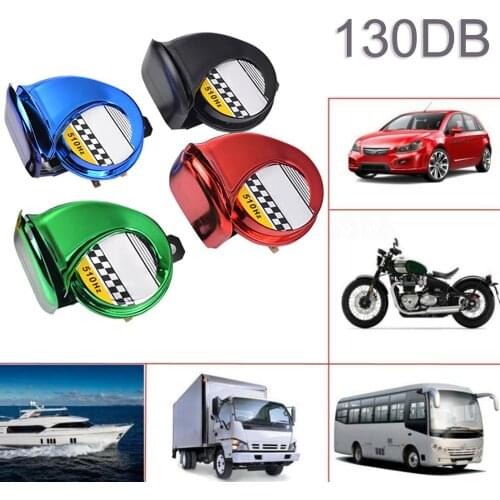 12V Super Loud Car Truck Motorcycle Boat Snail Siren Warning Horn Loudspeaker
