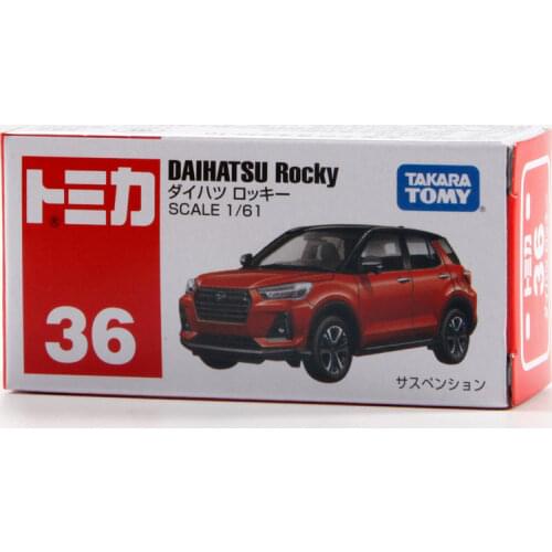Takara Tomy Tomica 1:61 DAIHATSU ROCKY SUV Metal Diecast Vehicle Model Car Red #36